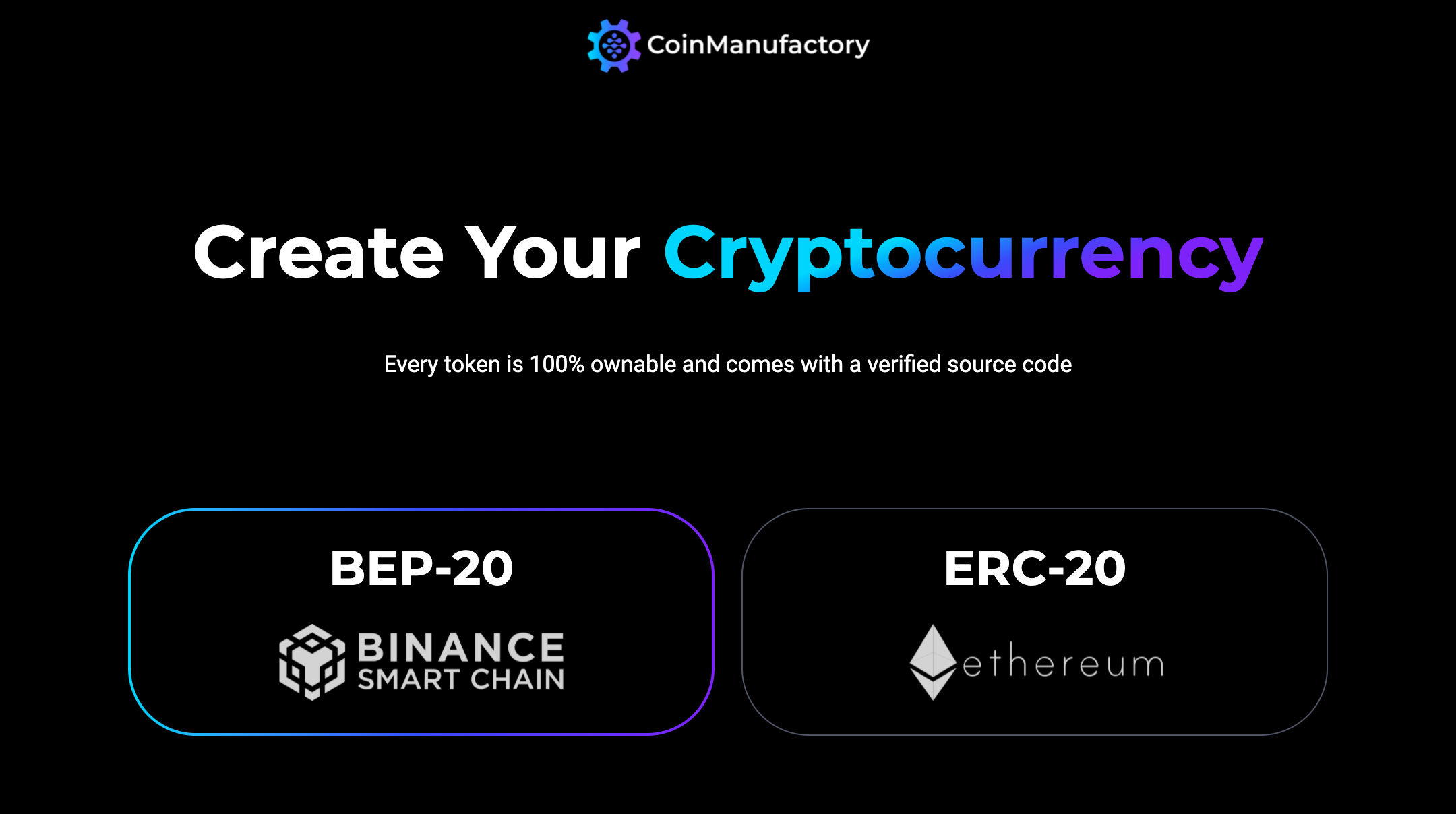 Create your cryptocurrency